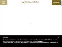 Tablet Screenshot of hotelleonardodavinci.com